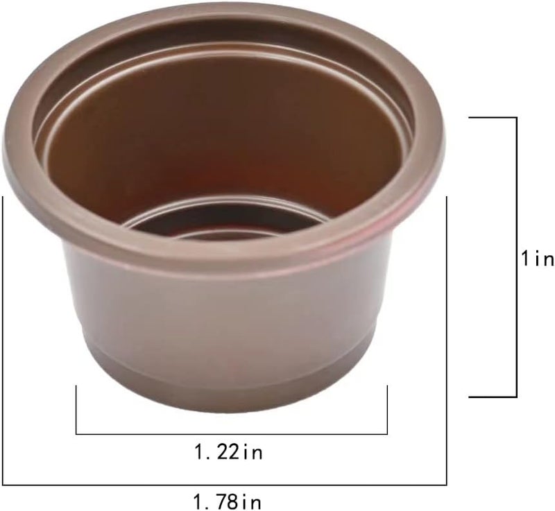 MRTIOO 100pcs Eco Cups Crested Gecko Food and Water Feeding Cups, Reptile Feeder Bowls, for Lizard and Other Small Pet Ledge Accessories Supplies - Image 3